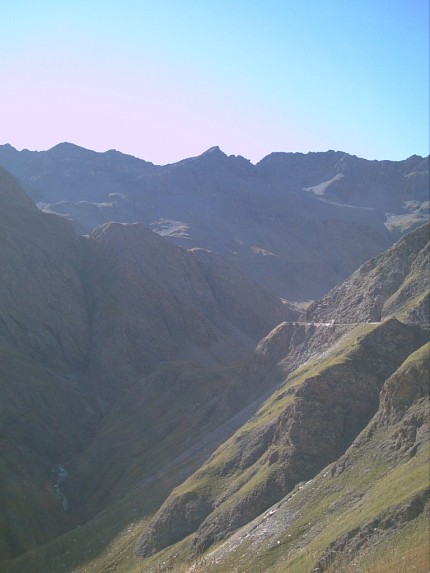 Abfahrt Col de l´ Iseran 3