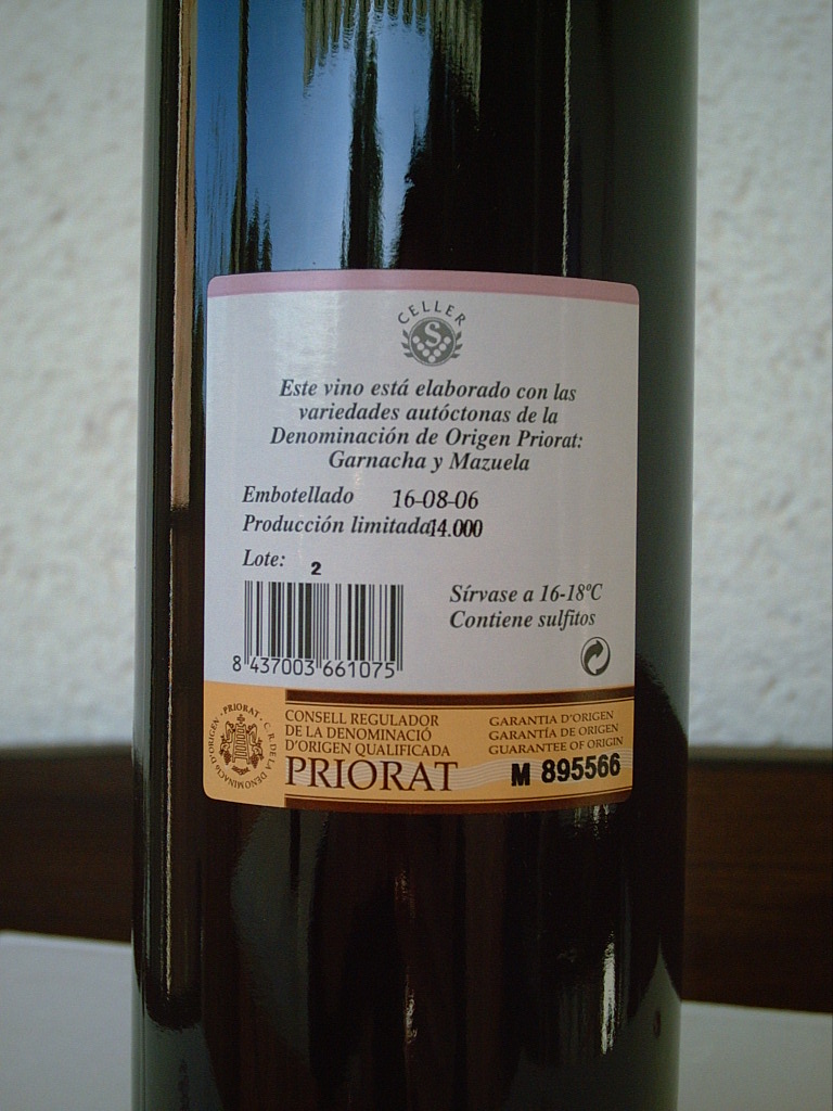 Porrera Vi Negre 2005 R