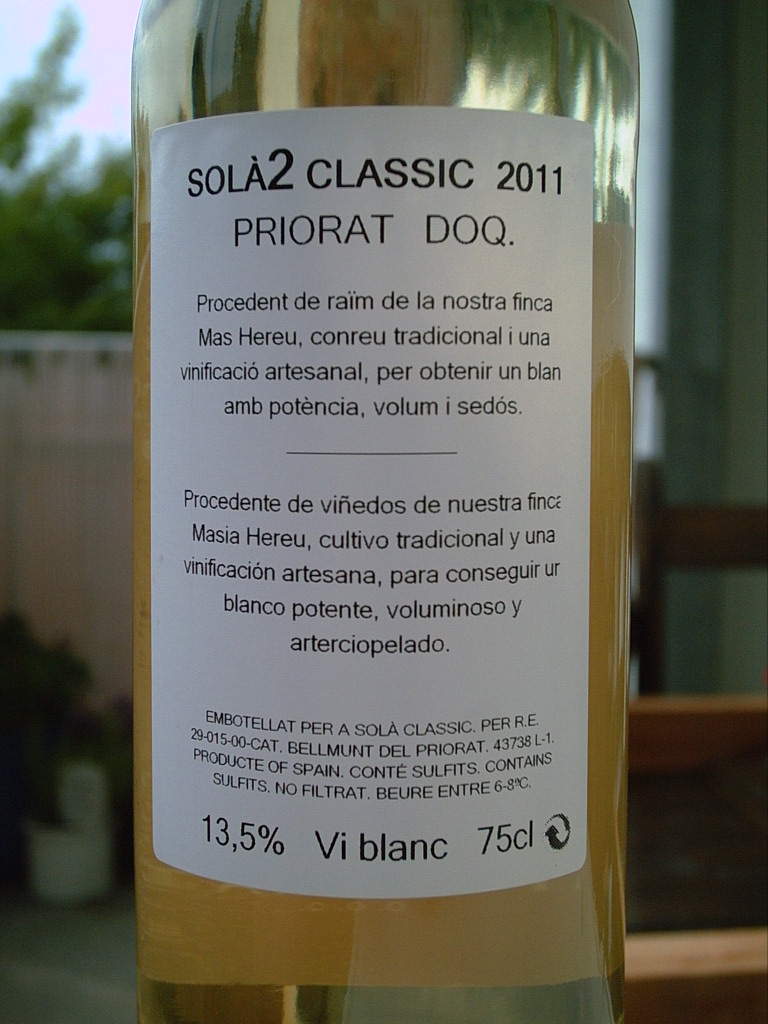 Sola 2 Classic Blanc 2011 R